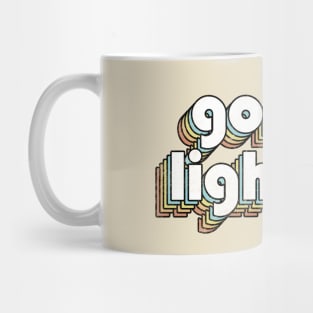 Gordon Lightfoot - Retro Rainbow Letters Mug